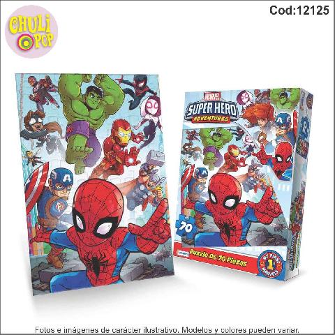 Puzzle 70 Pzs Marvel Tapimovil