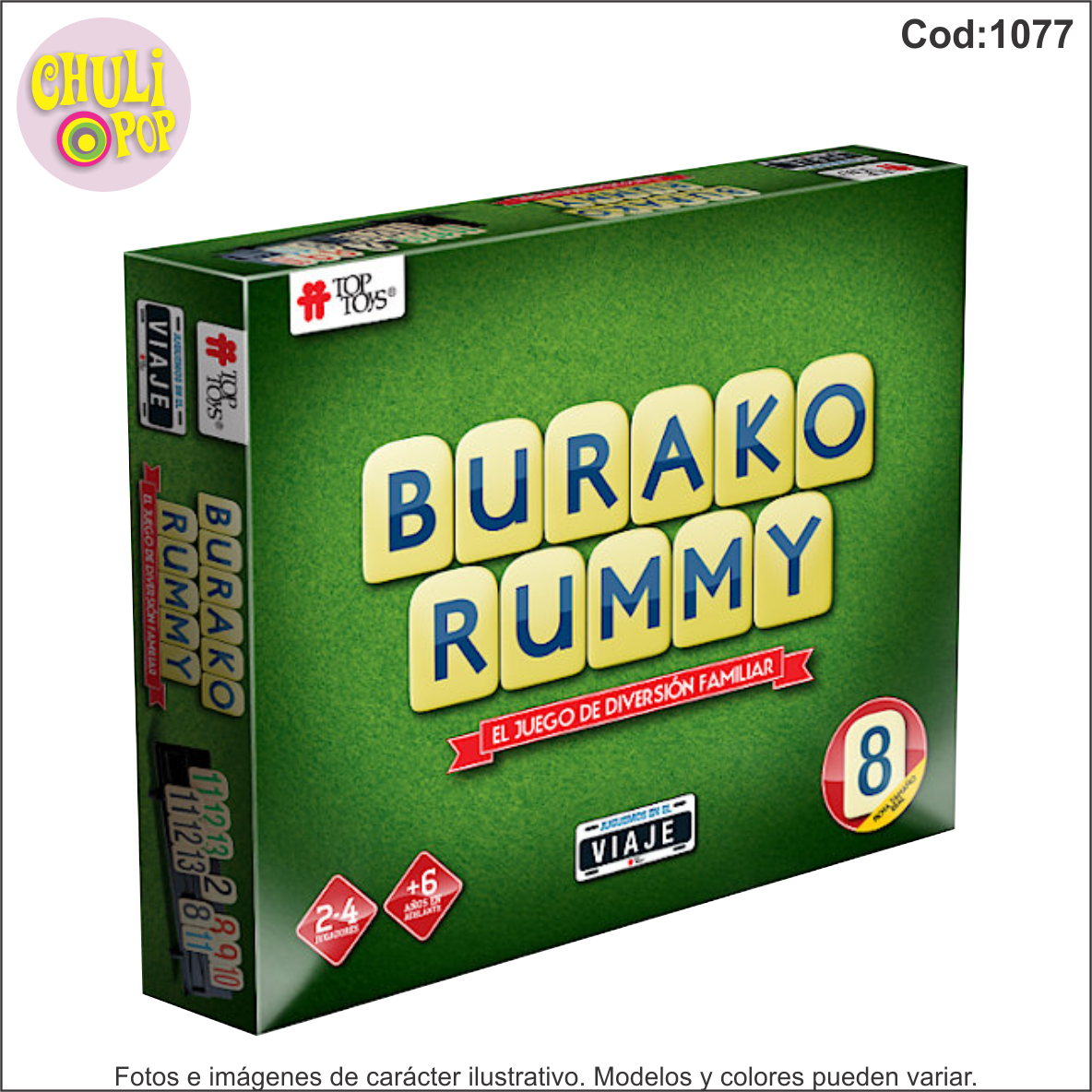 Burako Rummy de Viaje Top Toys