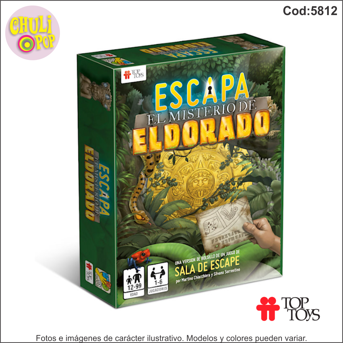 Escapa! El Misterio del Dorado Top Toys