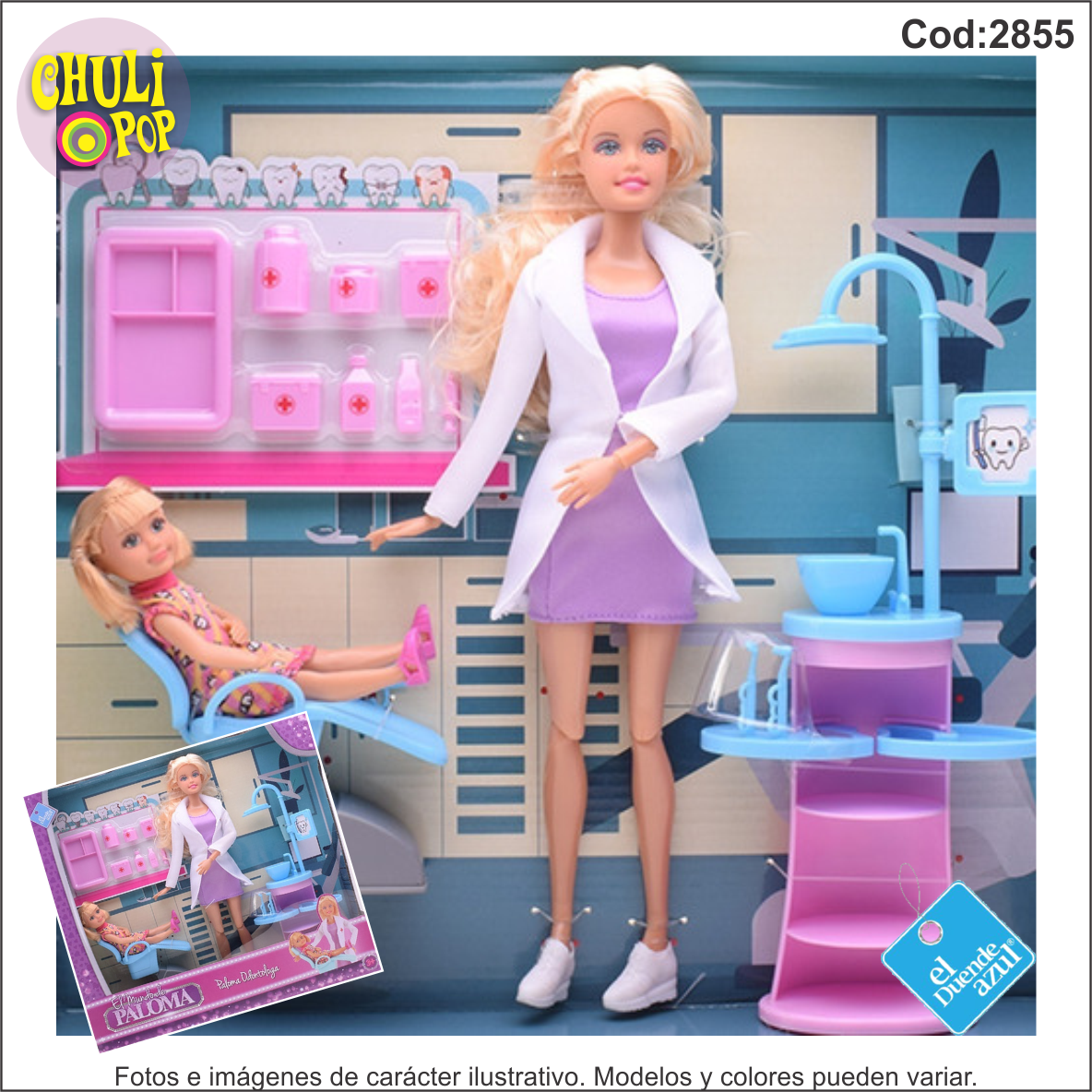 Muñeca Paloma Odontologa