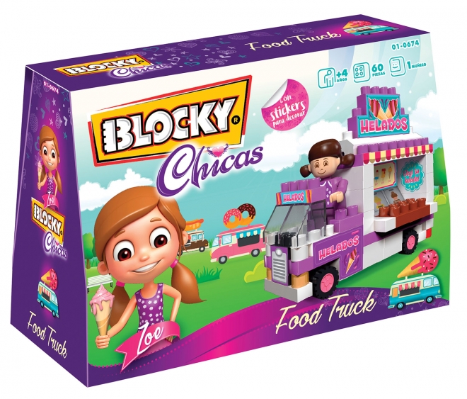 Blocky Chicas Food Truck