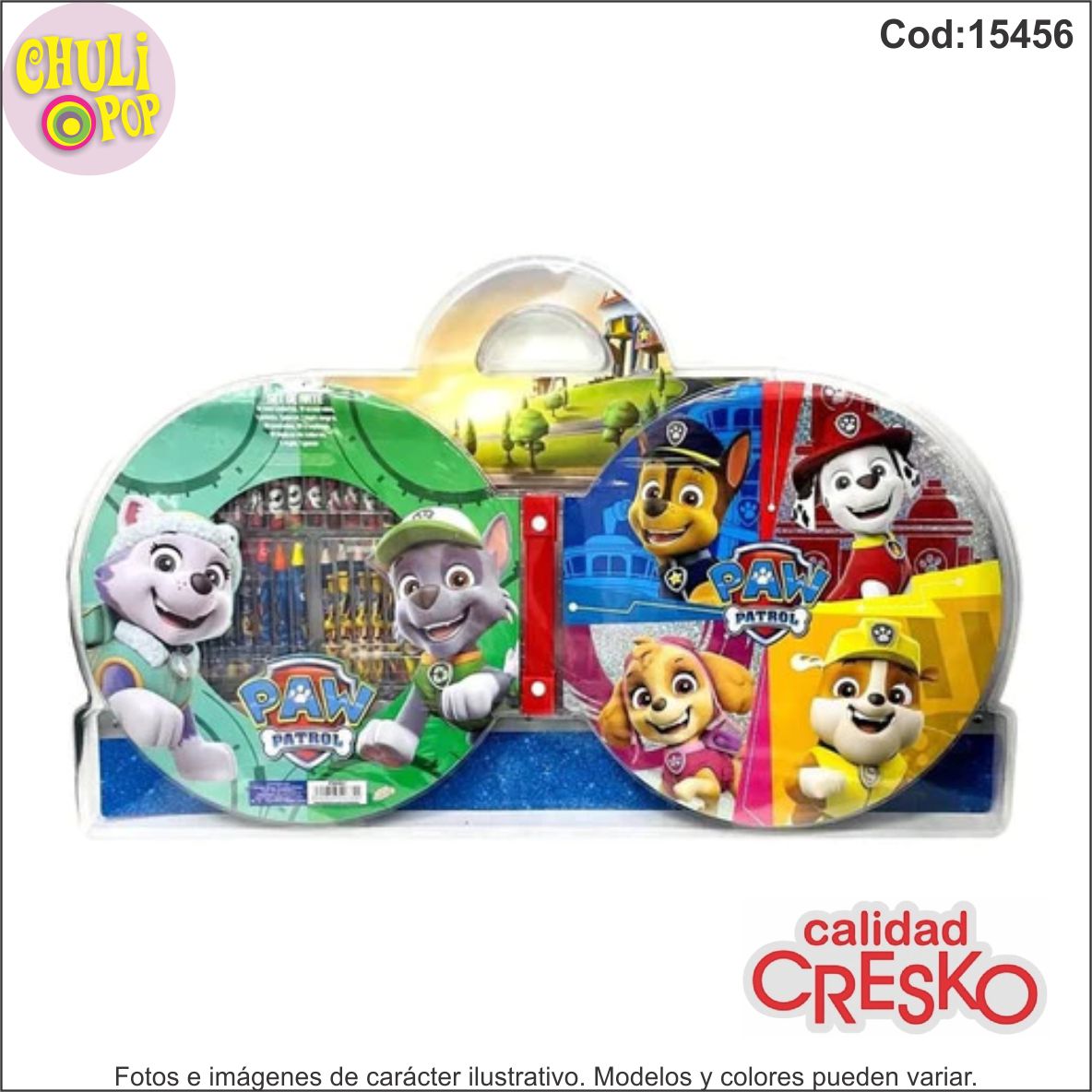 Set de Arte Paw Patrol Circular 60 Pzs Cresko