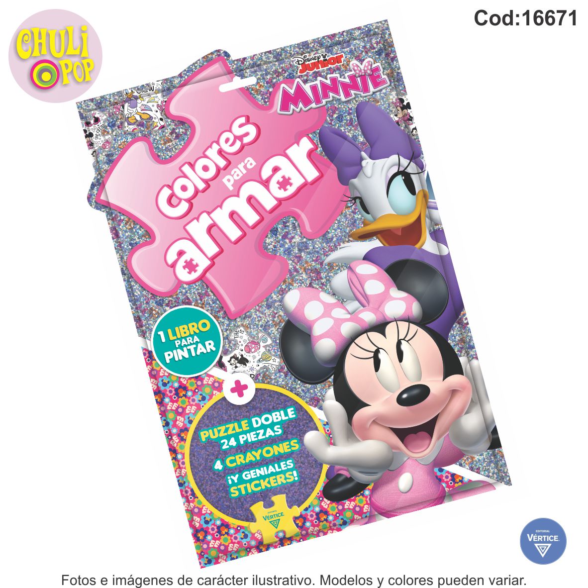 Flow Pack Colores para Armar_DDN23 Nº1 Minnie