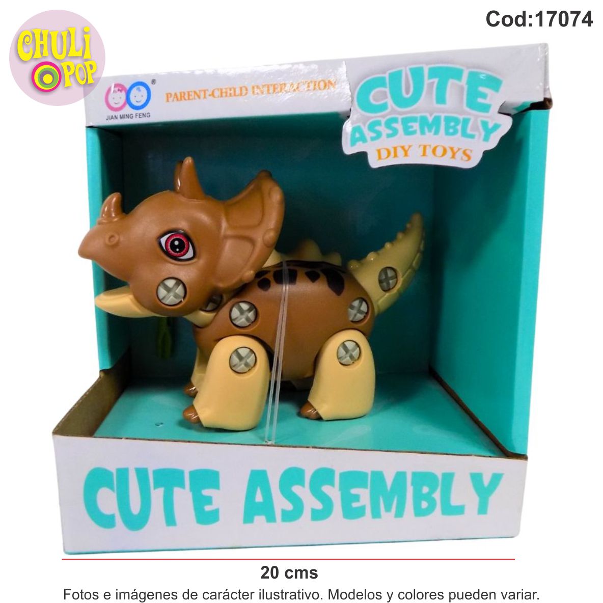 Dinosaurio Cute Assembly Diy Toys