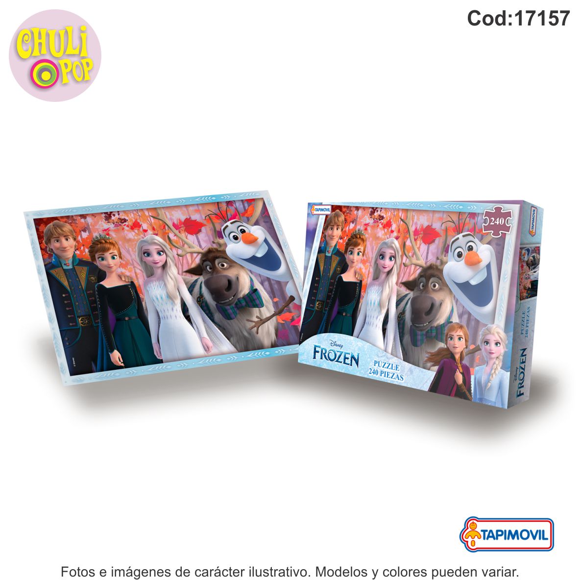 Puzzle 240 Pzs Frozen II Tapimovil