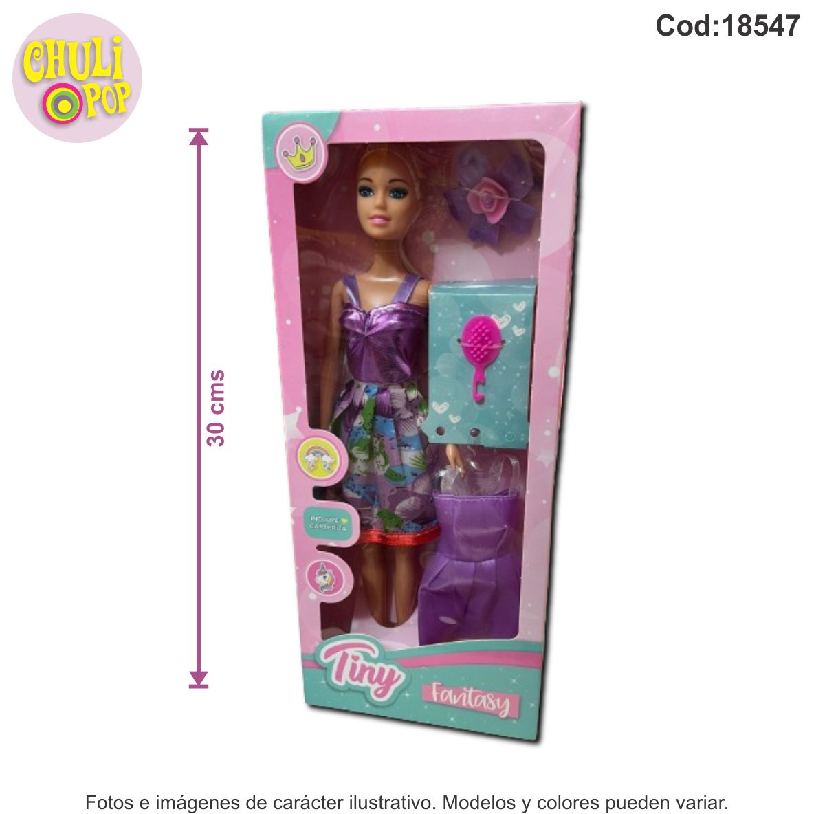 Muñeca Articulada Tiny Fantasy