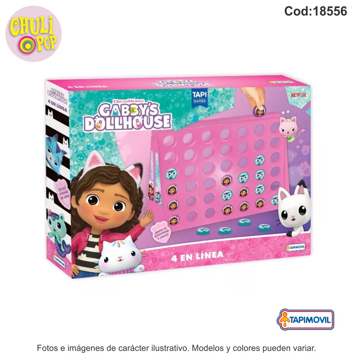 Juego 4 en Linea Gabby´s Dollhouse Tapimovil