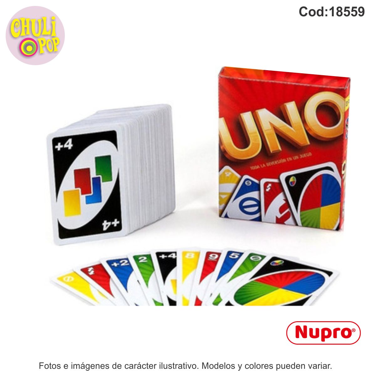 Juego de Naipes Uno Nupro