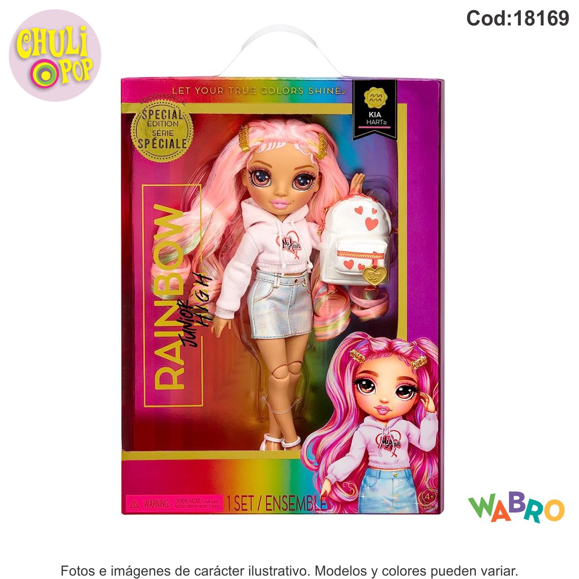 Muñeca Articulada Rainbow High Kia Hart