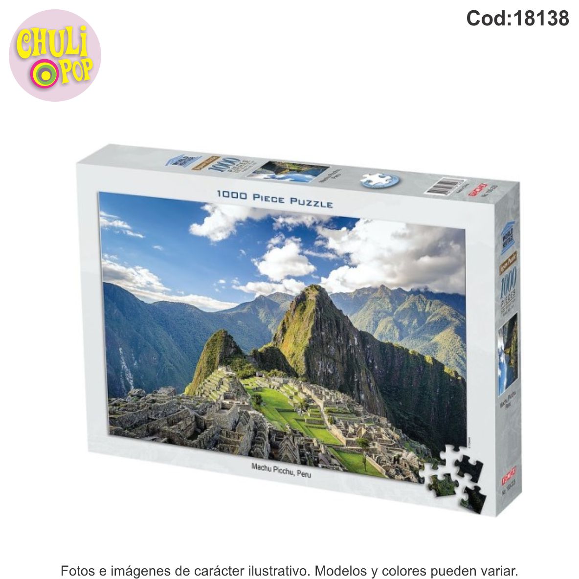 Rompecabezas 1000pz Machu Pichu Toomax
