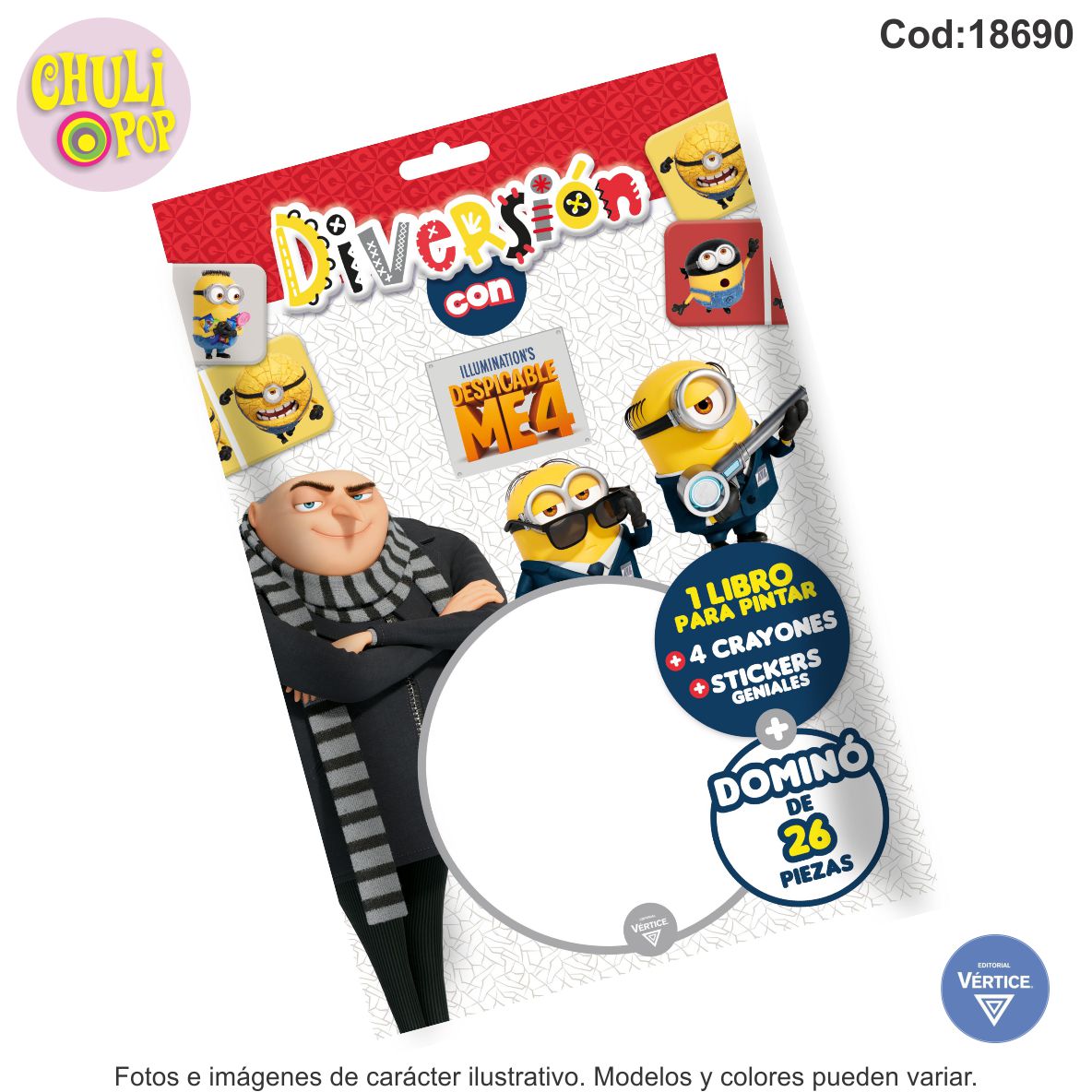 Libro Flow Pack Diversion con_DDN24 Nº2 Minions Ed.Vertice