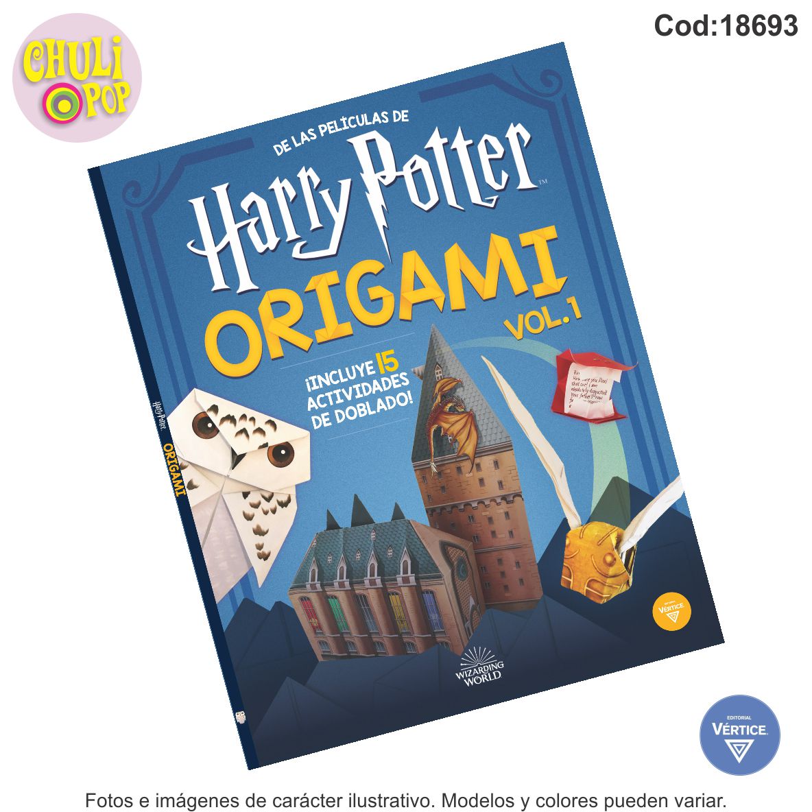 Libro Harry Potter Origami Vol.1 Ed.Vertice