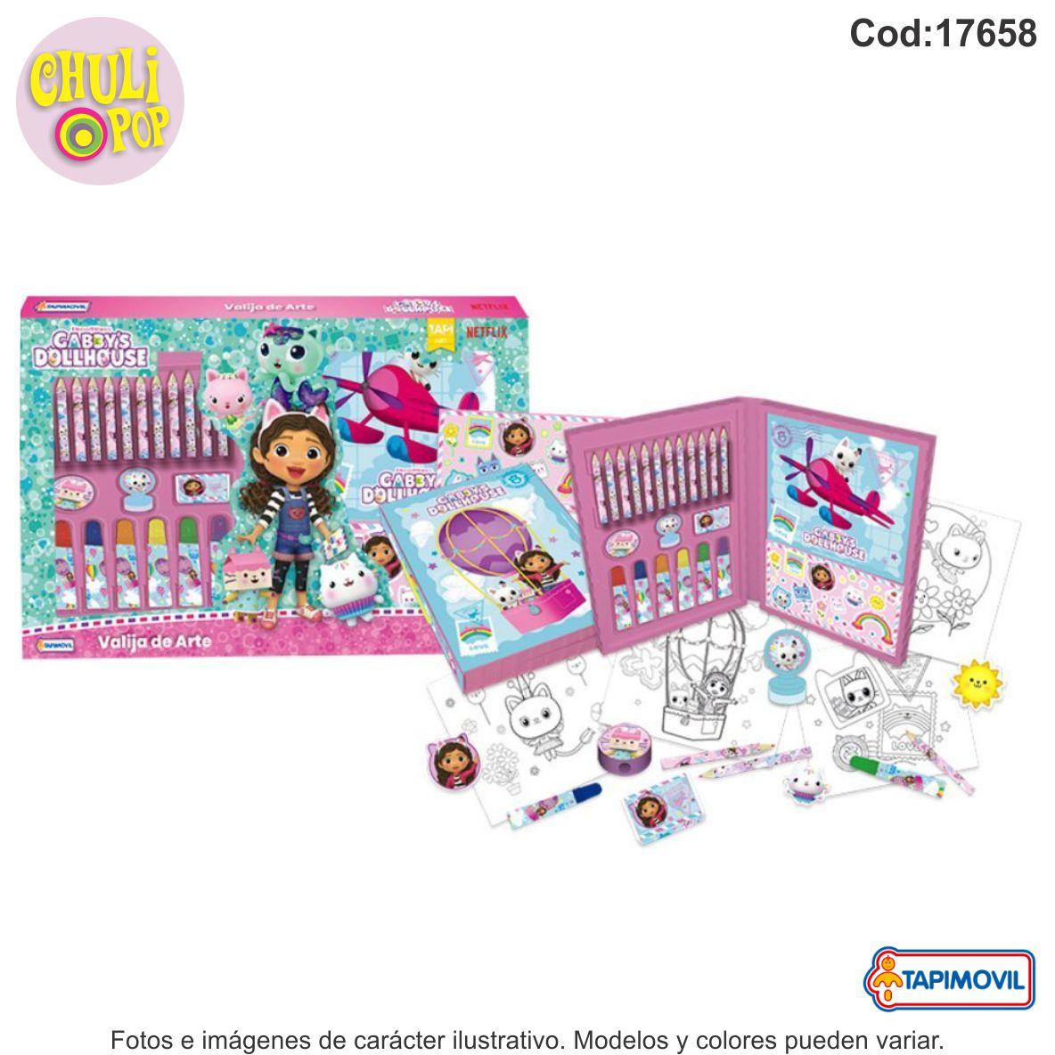 Valija de Arte Gabby´s Dollhouse Tapimovil