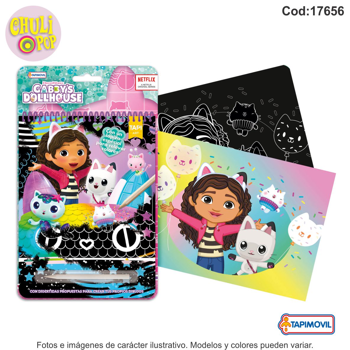 Scratch Wow Gabby´s Dollhouse Tapimovil