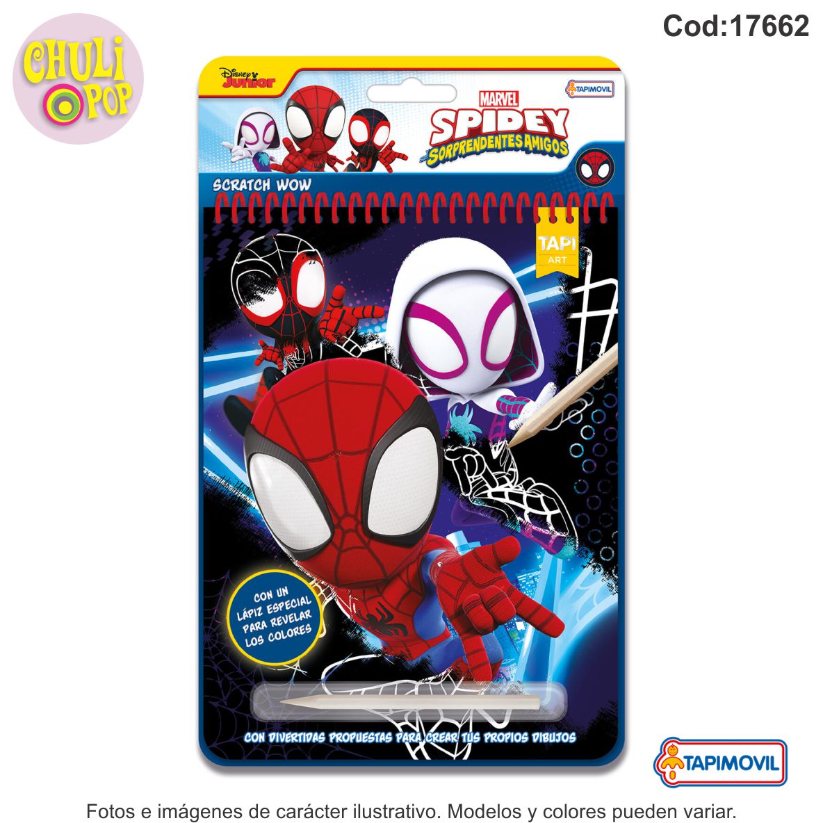 Scratch Wow Spidey Tapimovil