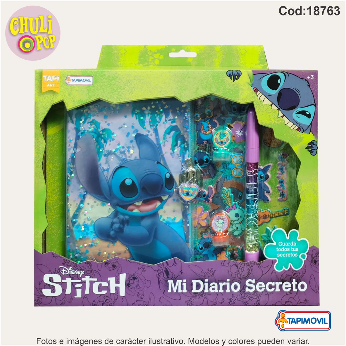 Mi Diario Secreto Stitch Tapimovil