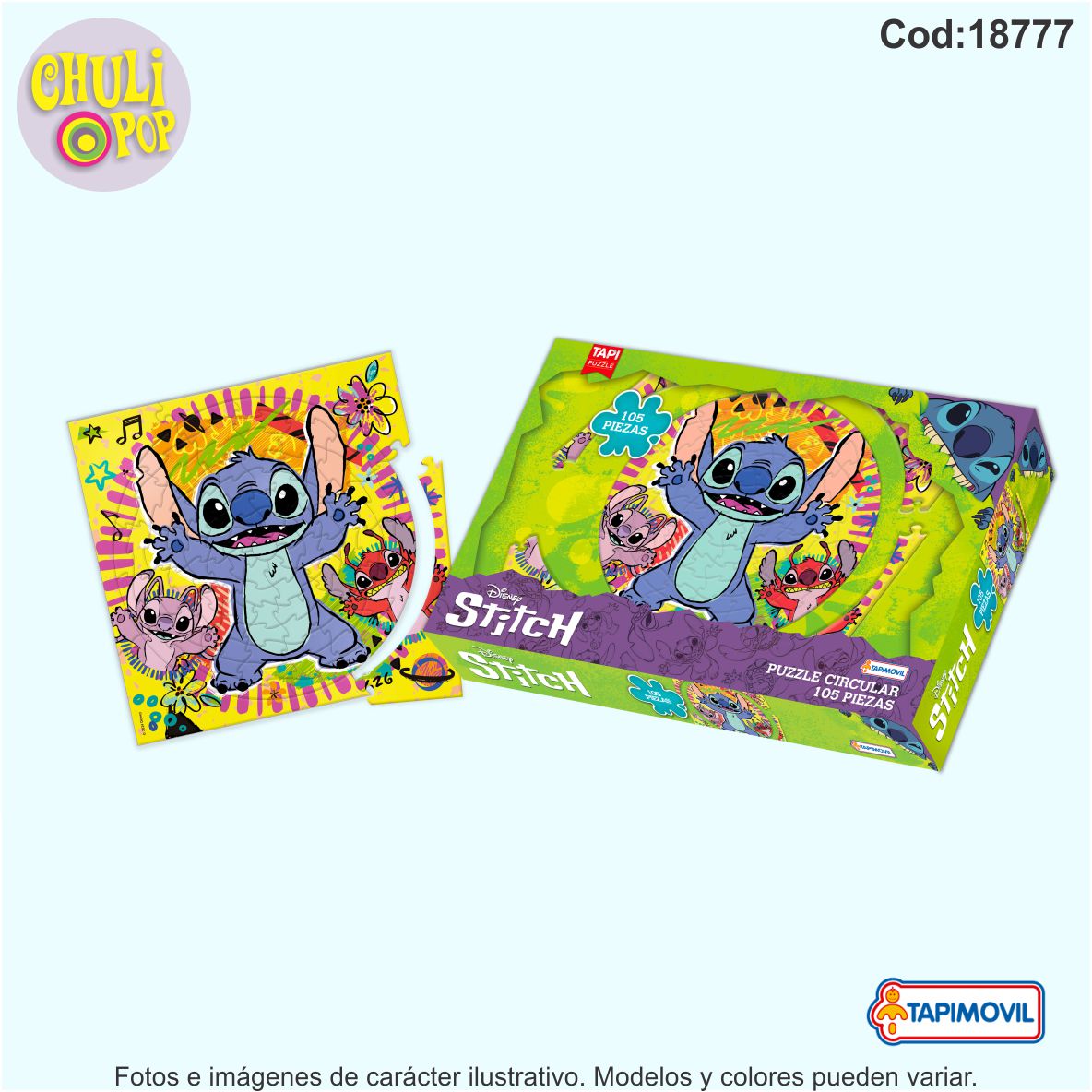 Puzzle 105 Piezas Circular Stitch Tapimovil