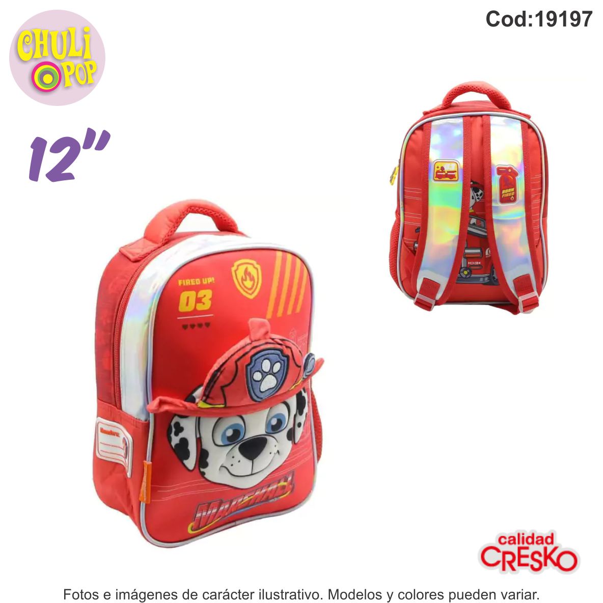 Mochila Jardin Espalda Marshall 12"