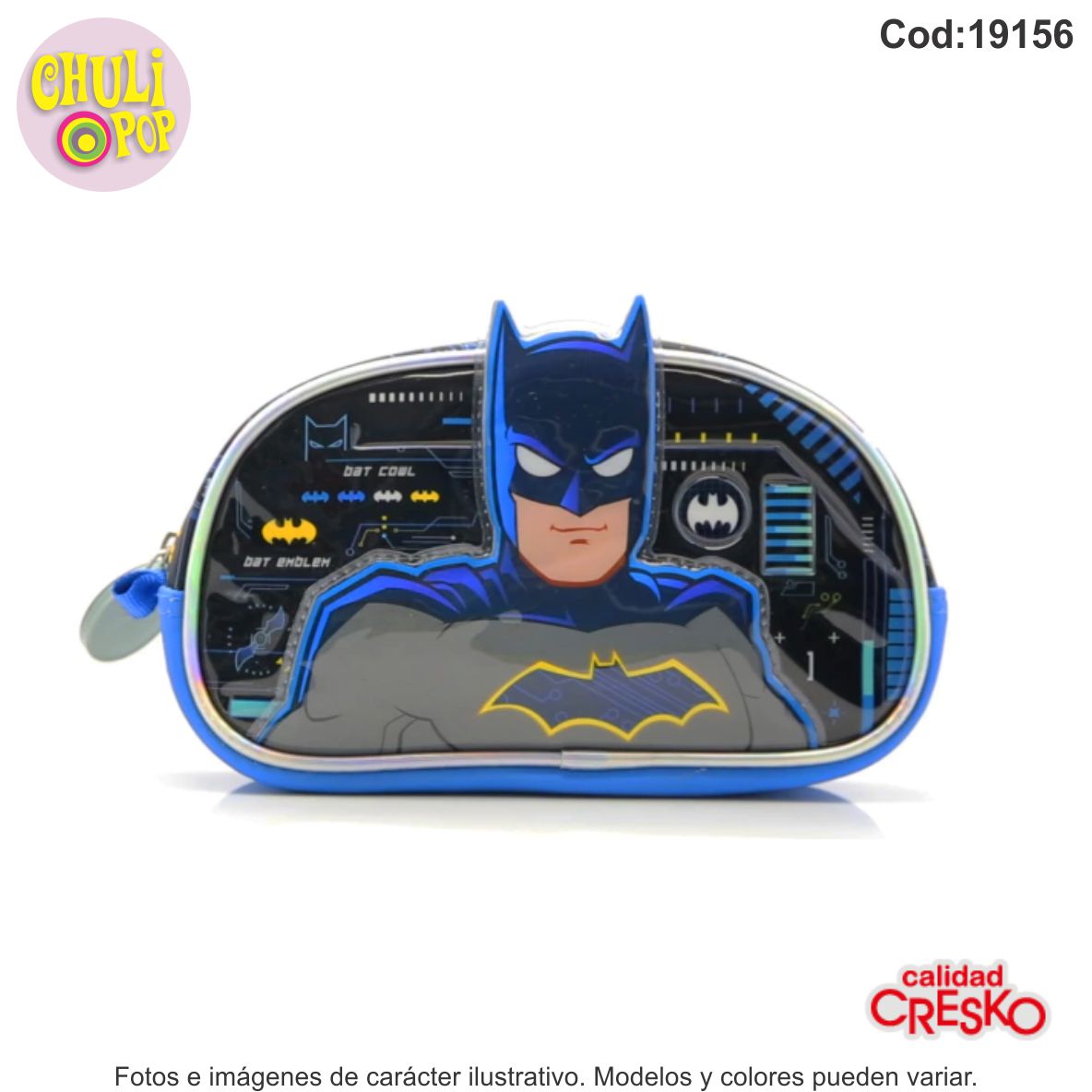 Cartuchera 3D 1 Cierre Batman