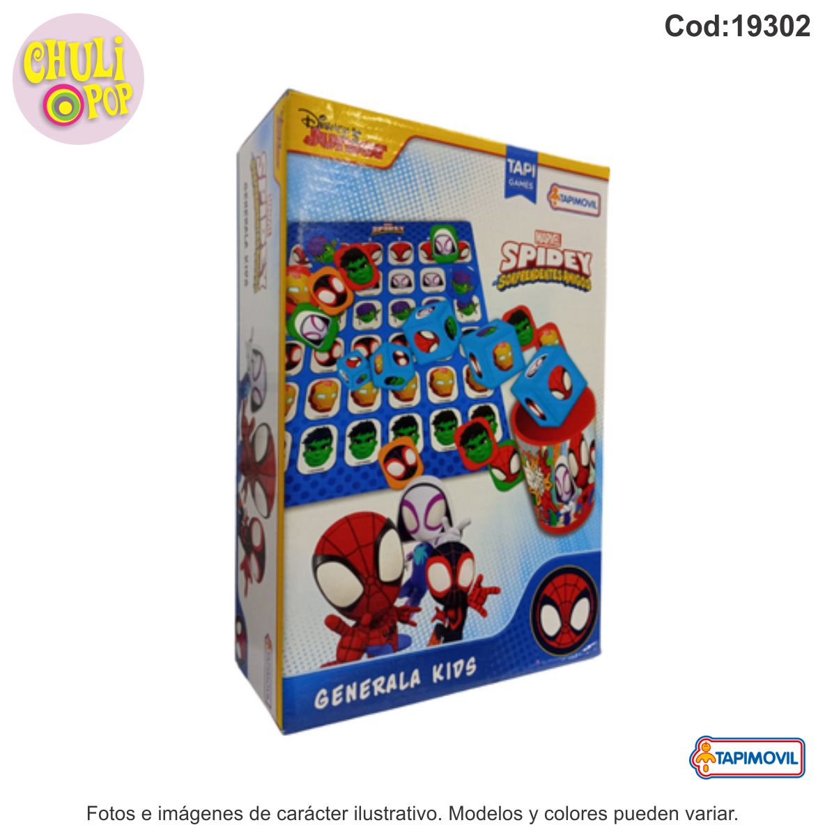 Generala Kids Spidey Tapimovil