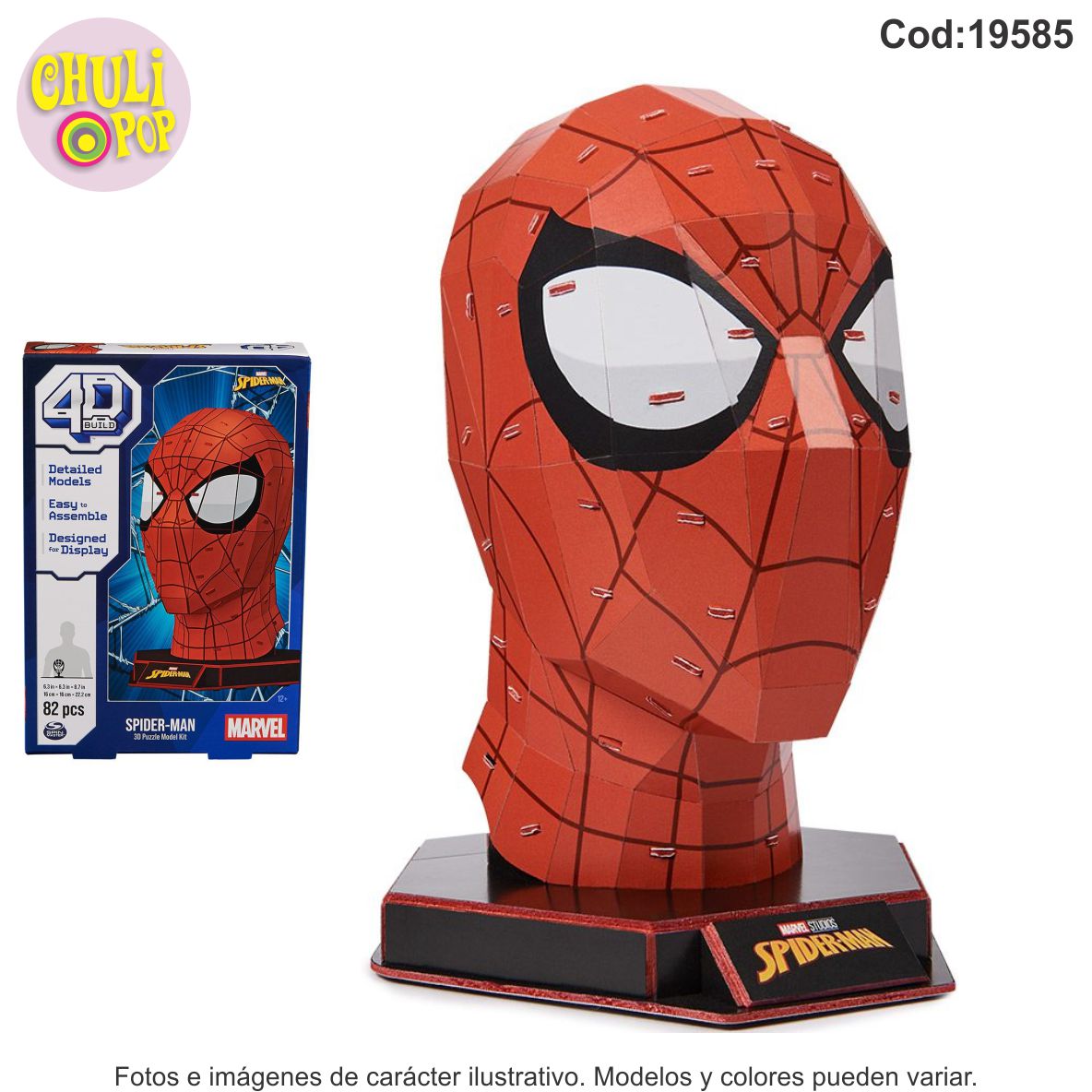 Puzzble 4d Marvel Spider-Man 82pcs