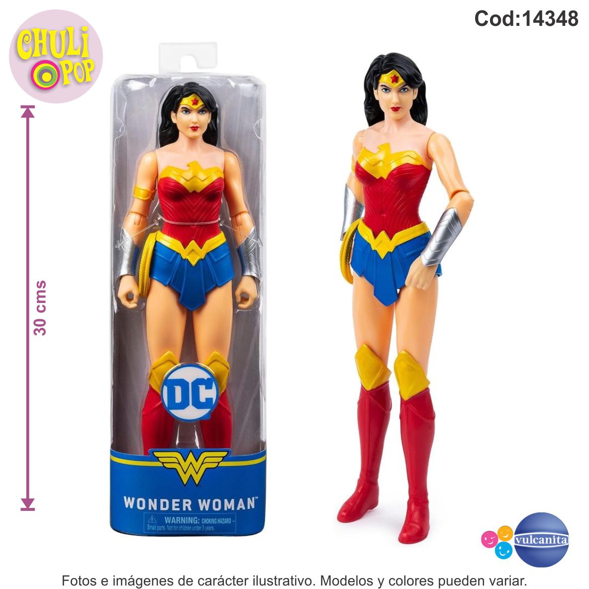 DC Wonder Woman 30Cms 11 Articulaciones