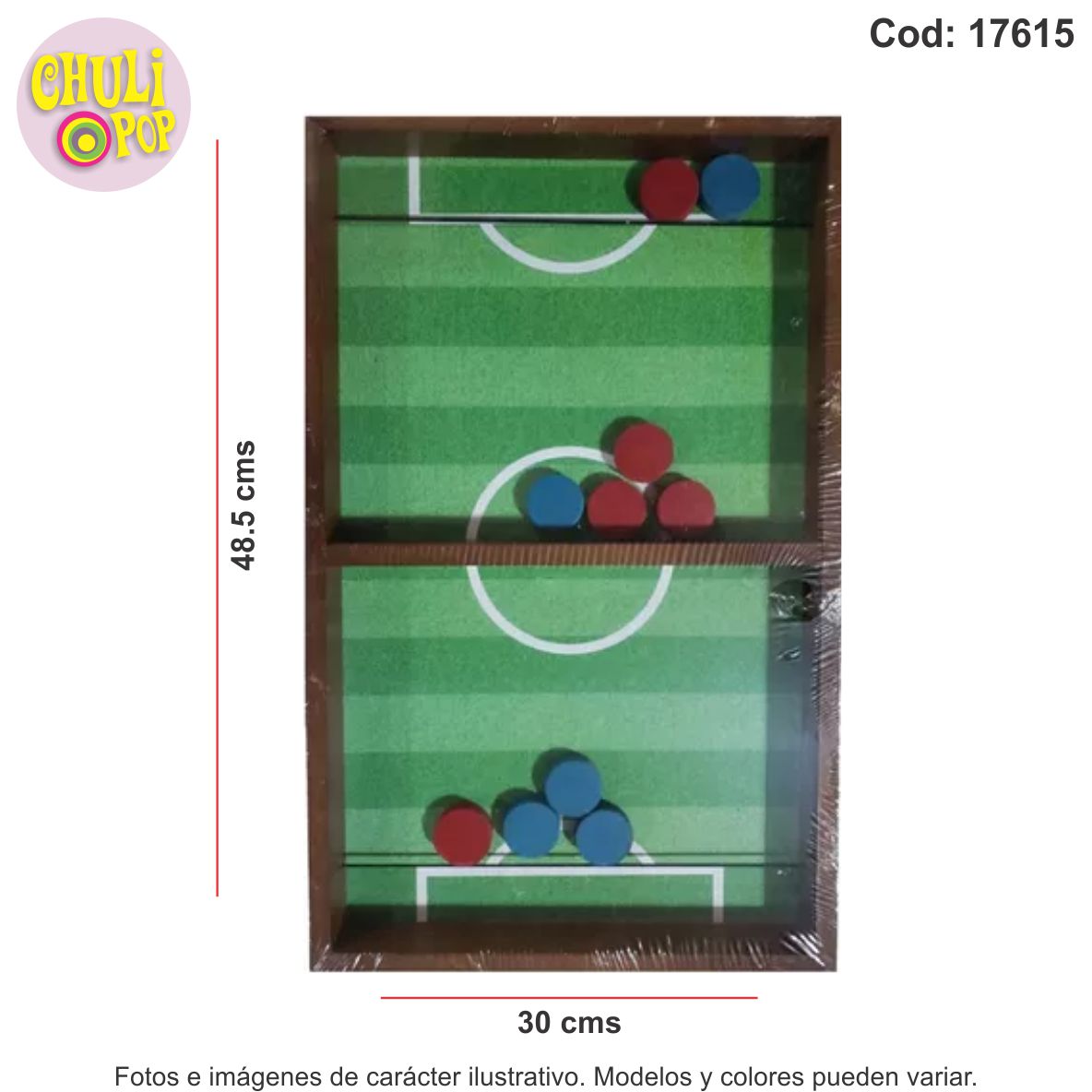 Juego de Mesa Futbolin Madera Ruestes