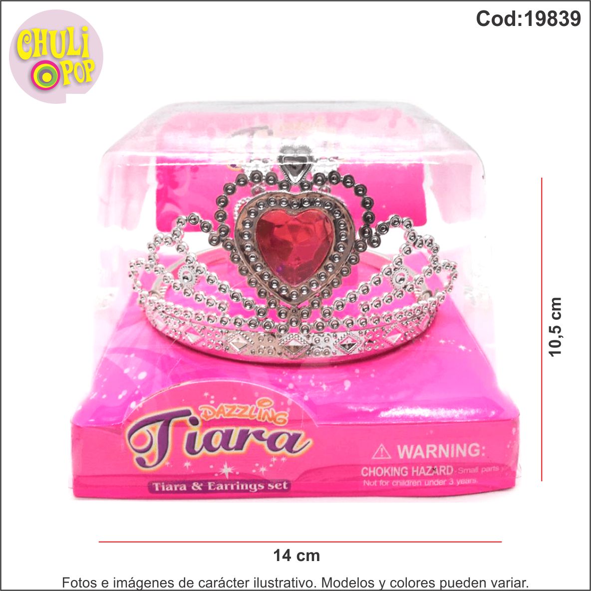 Accesorios Tiara con Aros