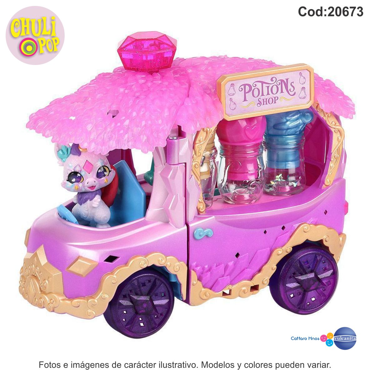 MAGIC MIXES MIXLINGS CAMION DE POCIONES MAGICAS