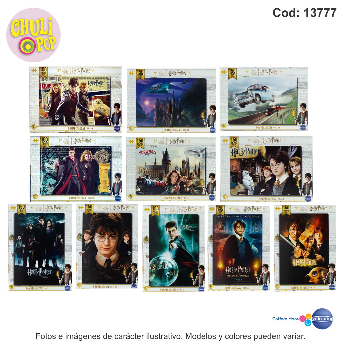 Rompecabezas Harry Potter 150 Pzs