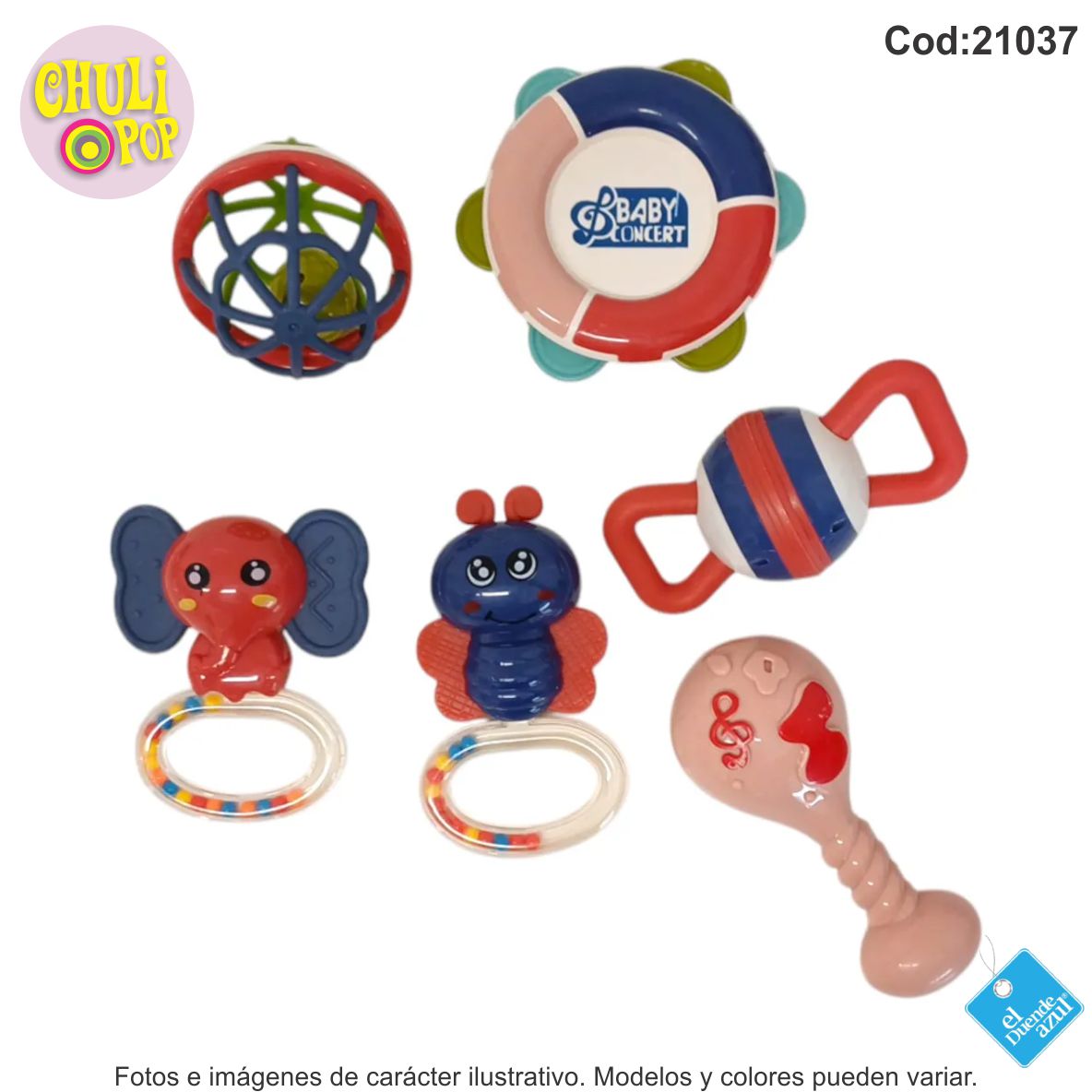 DIDACTICO SONAJERO MUSICAL EN BOLSA