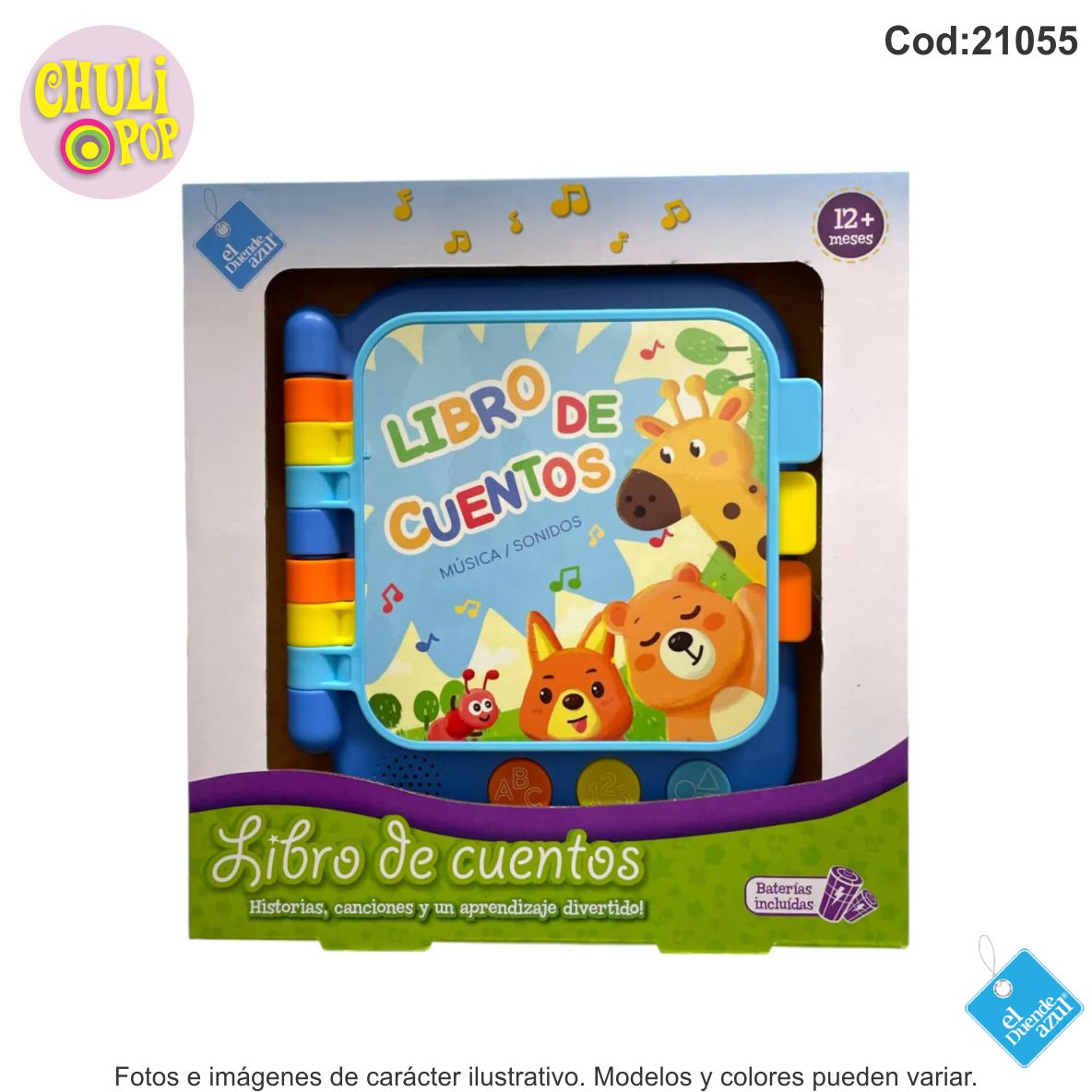 DIDACTICO MUSICAL LIBRO DE CUENTOS