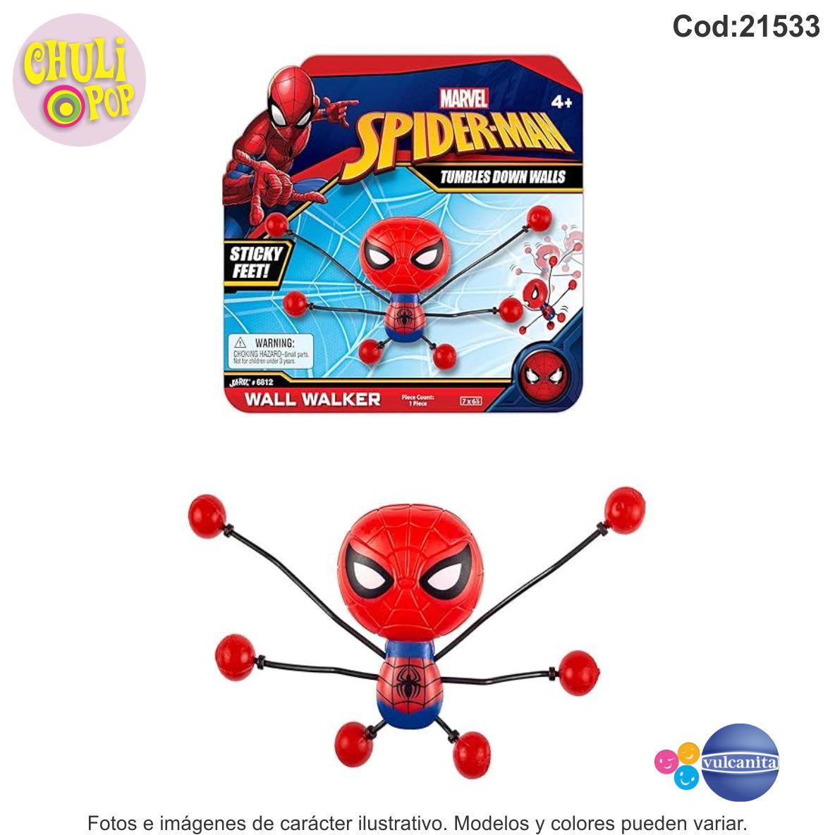 TUMBLES DOWN WALLS SPIDER - MAN