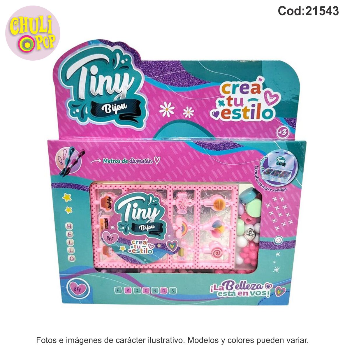 SET DE BIJOU CREA TU ESTILO BFF FRIENDS TINY