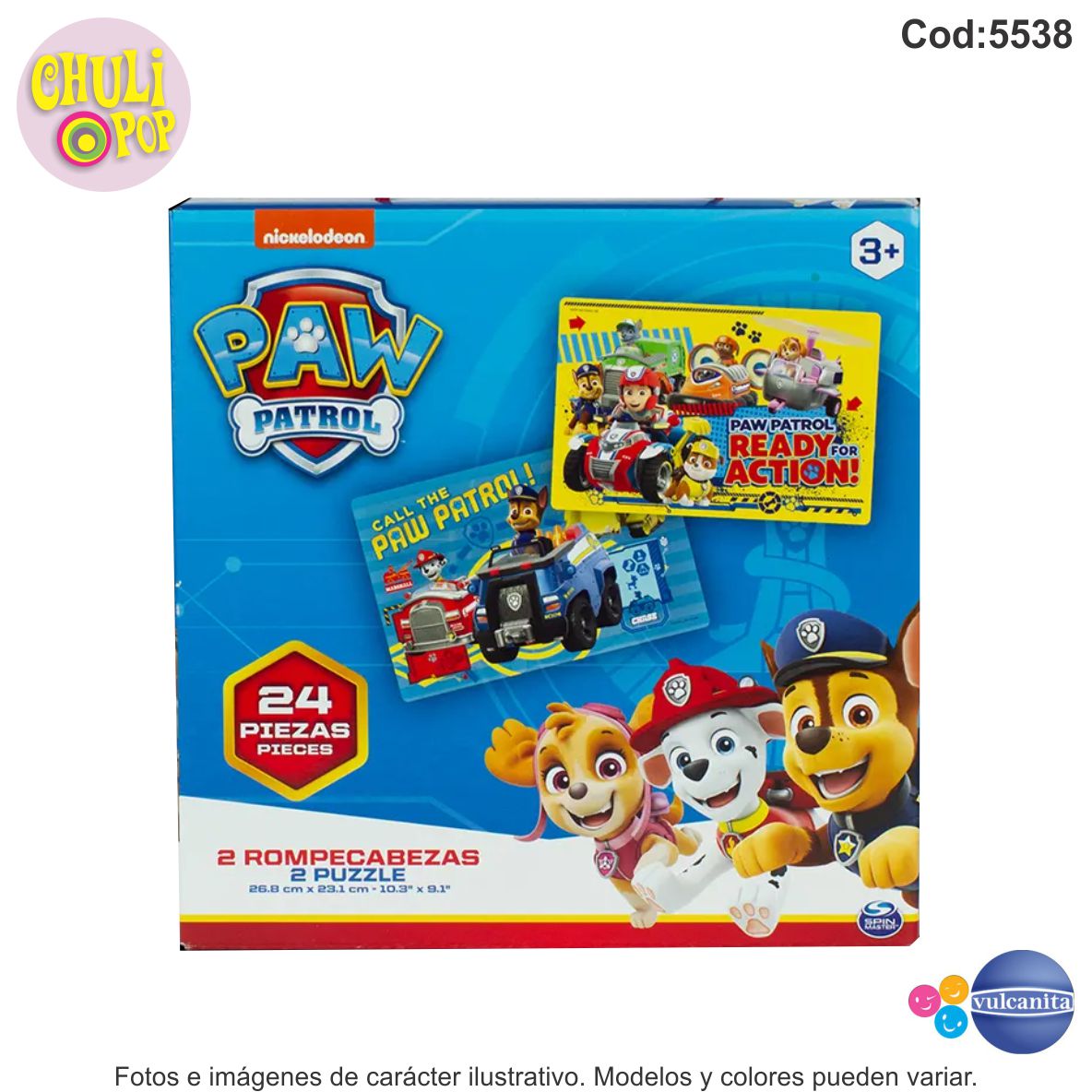 Paw Patrol Rompecabezas 24Pzs
