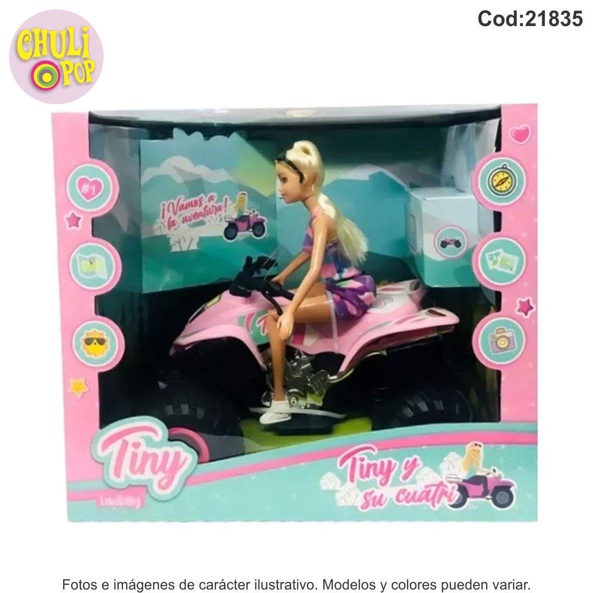 MUñECA TINY Y SU CUATRI