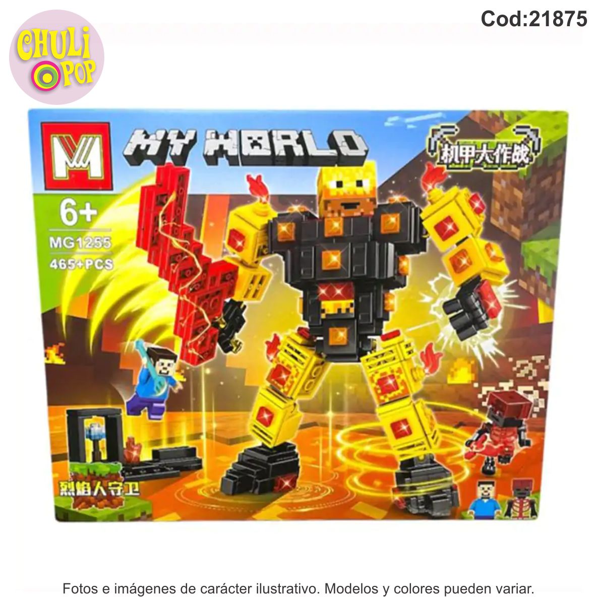 TIPO LEGO MY WORLD 465PCS