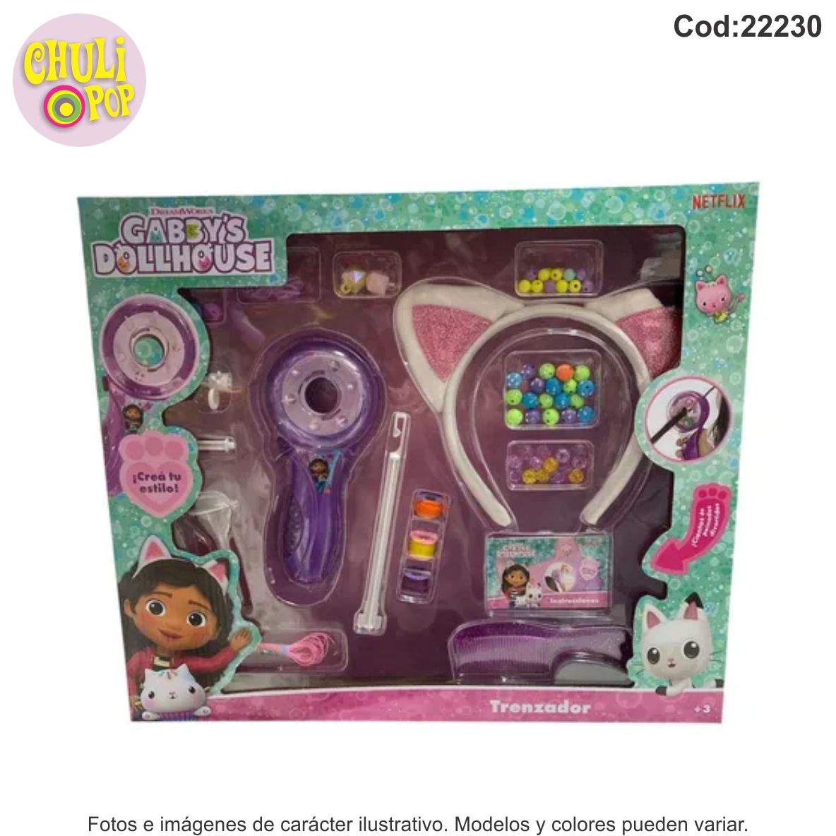 SET TRENZADOR GABBY DOLL HOUSE